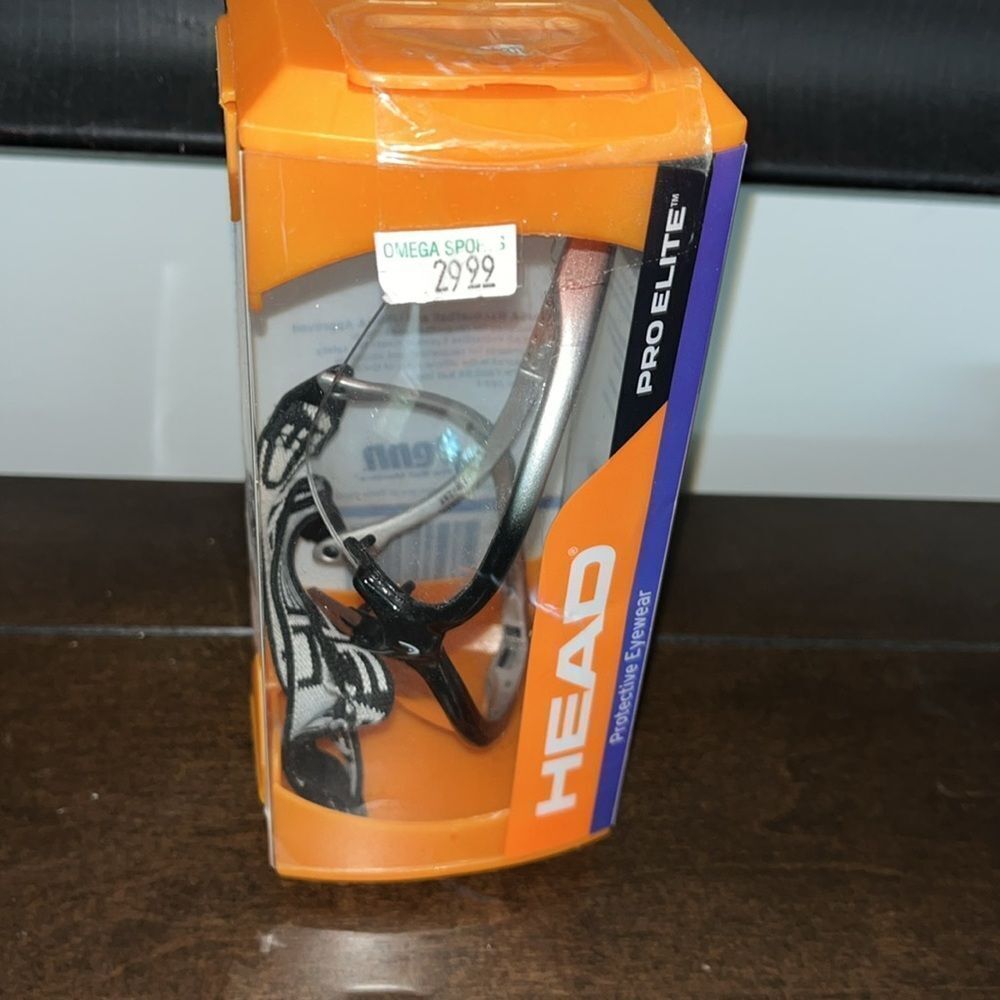 HEAD Pro Elite Protective Sports Eyewear Pickleball Racquetball Adjustable